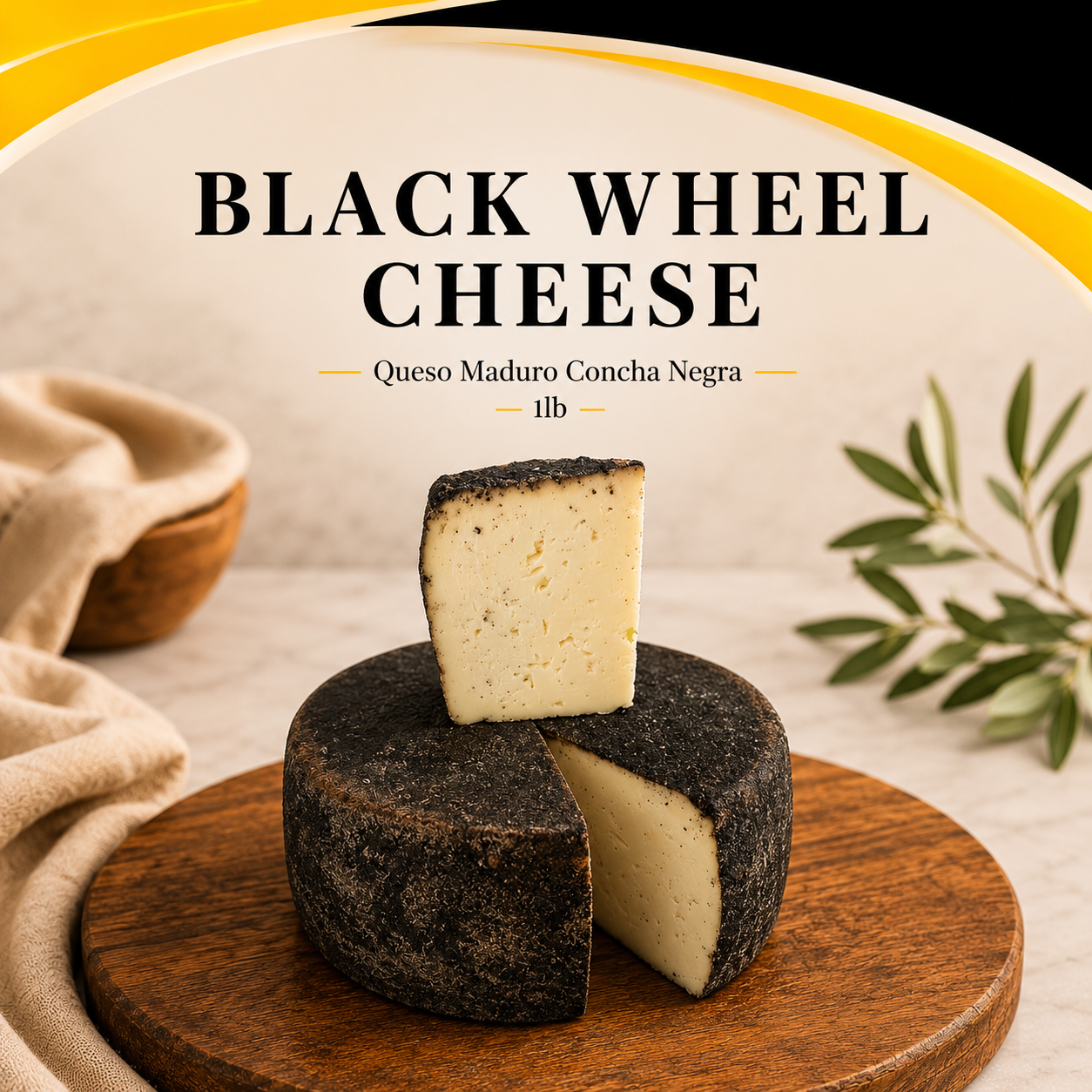 Black Rind Aged Cheese